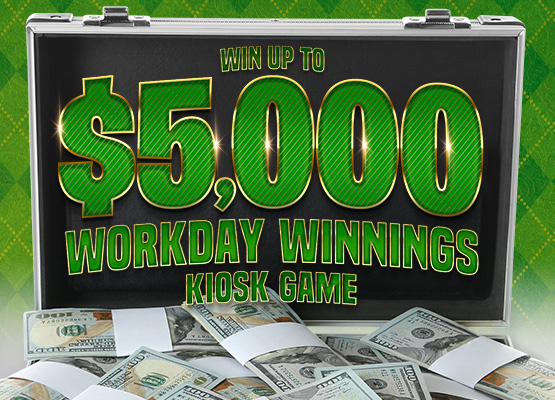 Win Up to $5,000 Wednesday Winnings Kiosk Game 