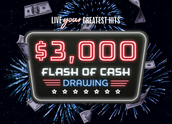 Flash of cash drawing event