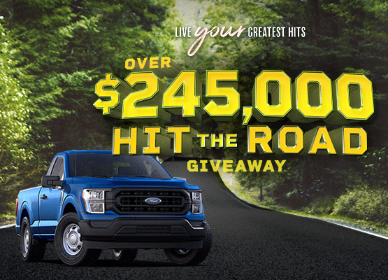 Over $245,000 Hit the Road Giveaway